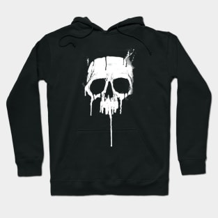 Classic Metal Graffiti Skull - Dripping Paint Graffiti graphic Hoodie